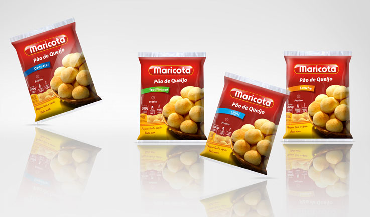 Mockup digital das embalagens de 300g