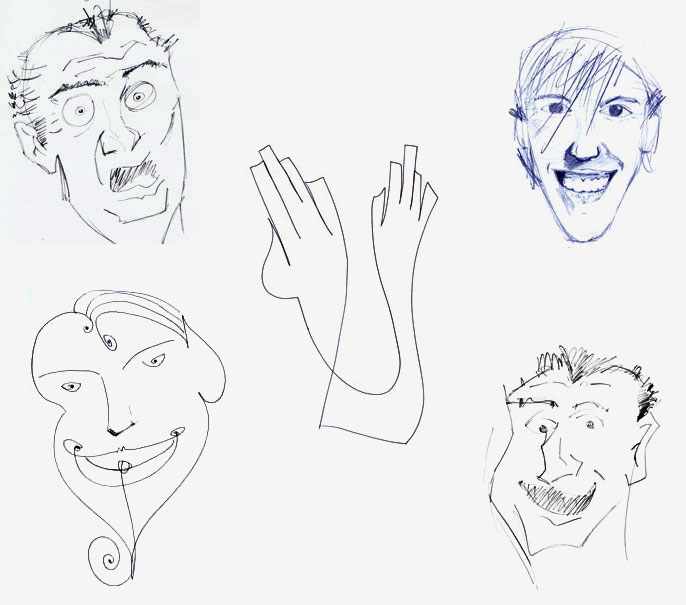 Alguns estudos (desenhos) que elegi como bons.