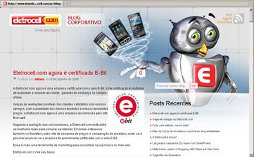 Blog Corporativo do Grupo Eletrocell.com Blog Corporativo do Grupo Eletrocell