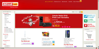 Layout Eletrocell.com periodo: fevereiro de 2009 à 30 de novembro Layout Eletrocell.com periodo: 6 de fevereiro à 30 novembro 2009